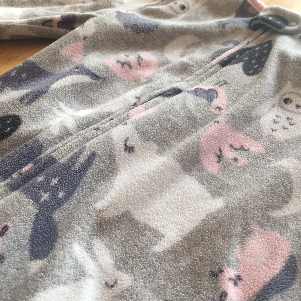 Carter’s 2T Fleece PJs, Forest Animals